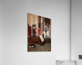 ‘And who’s going to support ’em’ demanded Mrs. Barkley’ [1898] by Howard Pyle [1853–1911] Acrylic Print