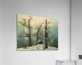 Cairn in Snow by Caspar David Friedrich [1774–1840] Acrylic Print