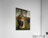 Sir Launcelot And Queen Guinevere by James Archer [1822–1904] Acrylic Print