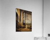 A Monk In A Ruin Which Has Been Made Into A Wine Cellar [1823] by Alexander Lauréus [1783–1823] Acrylic Print