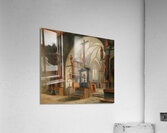 Justuskirche in Flums by Carl Georg Anton Graeb [1816–1884] Acrylic Print