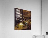 A Chevauxleger fiddles with a maid [1820] by Carl Wilhelm Freiherr von Heideck [1788–1861] Acrylic Print