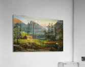 Pioneer’s Home. Eagle Cliff. White Mountains [1859] by Jasper Francis Cropsey [1823–1900] Acrylic Print