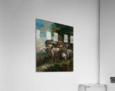 Weislingen Captured by Götz’s Men [1853] by Eugène Delacroix [1798–1863] Acrylic Print