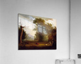 Landscape with Cattle [1846] by George Caleb Bingham [1811–1879] Acrylic Print