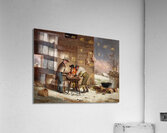 Preparing for Christmas [Plucking Turkeys] [1851] by Francis William Edmonds [1806–1863] Acrylic Print