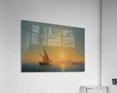 Sunset Over Ischia [1857] by Ivan Konstantinovich Aivazovsky [1817–1900] Acrylic Print