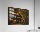 Hugo de Groot escapes in a bookcase from Loevestein Castle. Anno 1621 [1837–1897] by Johannes Hinderikus Egenberger [1822–1897] Acrylic Print