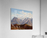 Blick vom Schafberg auf den Dachstein by Robert Kummer [1810–1889] Acrylic Print