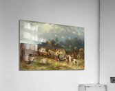 Returning Home. ‘Patient Transport [Polish Camp]’ [1865] by Jozef Brandt [1841–1915] Acrylic Print