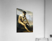 Nude Warrior with a Spear [c. 1816] by Théodore Géricault [1791–1824] Acrylic Print