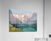 Lake Gosau with the Dachstein by Toni Haller [1907–1944] Acrylic Print