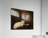 Portrait of a Girl with Cat by Antoine Jean Bail [1830–1918] Acrylic Print