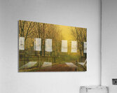 In The Golden Glow Of Autumn [1884] by John Atkinson Grimshaw [1836–1893] Acrylic Print