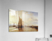 Dort or Dordrecht– The Dort Packet–Boat from Rotterdam Becalmed [1818] by Joseph Mallord William Turner [1775–1851] Acrylic Print