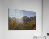 Mountain Landscape of Glarus with ‘Rüchigrat’ and ‘Bös Fulen’ by Johann Rudolf Koller [1828–1905] Acrylic Print