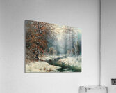 Winterliche Flusslandschaft by Adolf Kaufmann [1848–1916] Acrylic Print