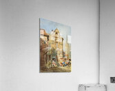 Marketplace at Bruges by Samuel Prout [1783–1852] Acrylic Print