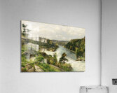 Troldhattens Fald Set Fra Hotel Udsigten [1897] by Peder Mørk Mønsted [Danish . 1859–1941] Acrylic Print