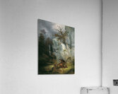 Ein Geier auf verendetem Hirsch [1832] by Friedrich August Matthias Gauermann [1807–1862] Acrylic Print