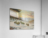 A winter’s evening [1923] by Wright Barker [1864–1941] Acrylic Print