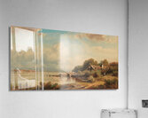 Fischerhütte am Starnberger See [1880] by August Seidel [1820–1904] Acrylic Print