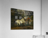 Two Horses By A Fence [1782] by Sawrey Gilpin [1733–1807] Acrylic Print