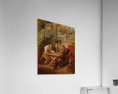 Domino Players by Friedrich Sturm [1834–1906] Acrylic Print
