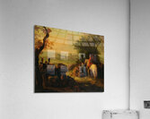 Resting of the troups during a military siege by Pierre Lenfant [1704–1787] Acrylic Print