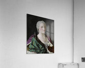 Maria Theresa. Archduchess of Austria. Queen of Hungary and Bohemia. And Holy Roman Empress [1747] by Jean–Etienne Liotard [1702–1789] Acrylic Print