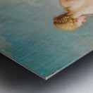 A Naiad lying upon a dolphin by Jacques Charlier [1720–1790] Metal print