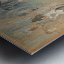 At Figaro’s [at a hairdresser’s] [1917] by Zygmunt Waliszewski [1897–1936] Metal print