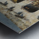 Caravan at rest by Giuseppe Gabani [1846–1899] Metal print