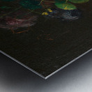 Blumenstillleben mit Früchten [1790] by Johann Baptist Drechsler [1756–1811] Metal print