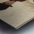 Portrait of Mademoiselle Dubois [1884] by Alfred Stevens [1823–1906] Metal print