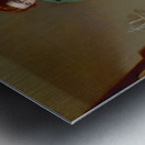 A Conversation [The Artist’s Brothers Peter and James Romney] [1766] by George Romney [1734–1802] Metal print