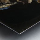 Still Life with Hunting Gear [1664] by Willem van Aelst [1627–ca. 1683] Metal print