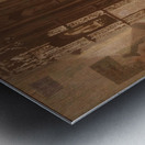 Jeune femme faisant la charité à l’entrée de la chapelle de l’hôpital San Sebastian à Cordoue [1863] by Léon Bonnat [1833–1922] Metal print