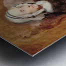 Portrait de la Reine Marie–Amélie en deuil [1857] by Ary Scheffer [1795–1858] Metal print