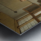 A Domestic Interior With a Family by Quirijn Van Brekelenkam [1622–1669] Metal print