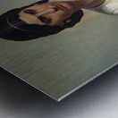 Lucrezia Borgia. Portrait of a Roman woman in white tunic and red robe [ca. 1862–1866] by Anselm Feuerbach [1829–1880] Metal print