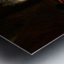 Portrait of Catherine Coustard. Marquise of Castelnau. Wife of Charles–Léonor Aubry with Her Son Léonor [c. 1700] by Nicolas de Largillière [1656–1746] Metal print