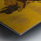 Woman Standing Beside a Balustrade with a Poodle [ca. 1895] by Paul Ranson [1864–1909] Metal print