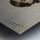 Portrait de Jacqueline Comerre–Paton en robe noire [1879] by Léon François Comerre [1850–1916] Metal print