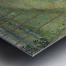 Young Peasant Girls Resting in the Fields near Pontoise [1882] by Camille Pissarro [1830–1903] Metal print