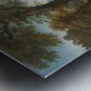 Polycrates Finding His Ring In The Fish [17th Century] by Roman School [16th–20th Century] Metal print