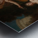 Zephyr Crowning Flora [1702] by Louis de Boullogne the Younger [1654–1733] Metal print