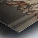 Sabbath Service by Edouard Moyse [1827–1908] Metal print