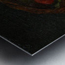 Still Life with Apples. Pear. And Pomegranates [1871] by Gustave Courbet [1819–1877] Metal print