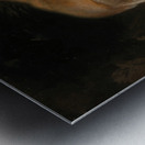 After the meal [1846–1879] by Bernard te Gempt [1826–1879] Metal print